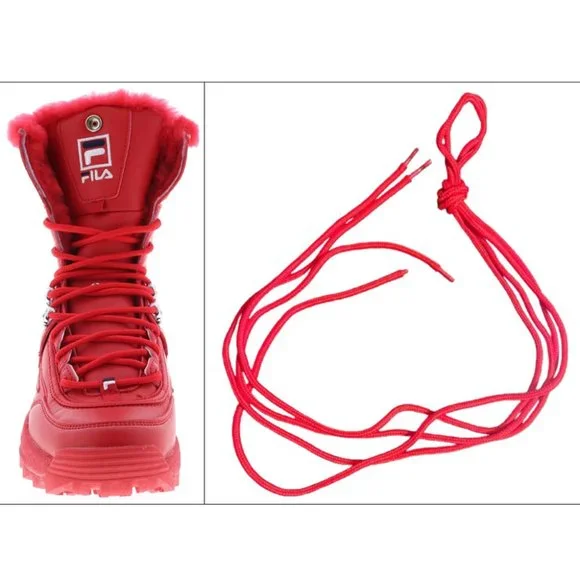 Fila Disruptor Red Leather Boot - Picture 8 of 8